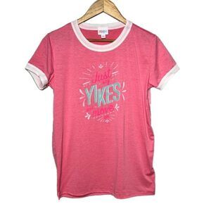 NWT Small T-shirt "Just Say Yikes & Move on" graphic T, LuLaRoe Liv